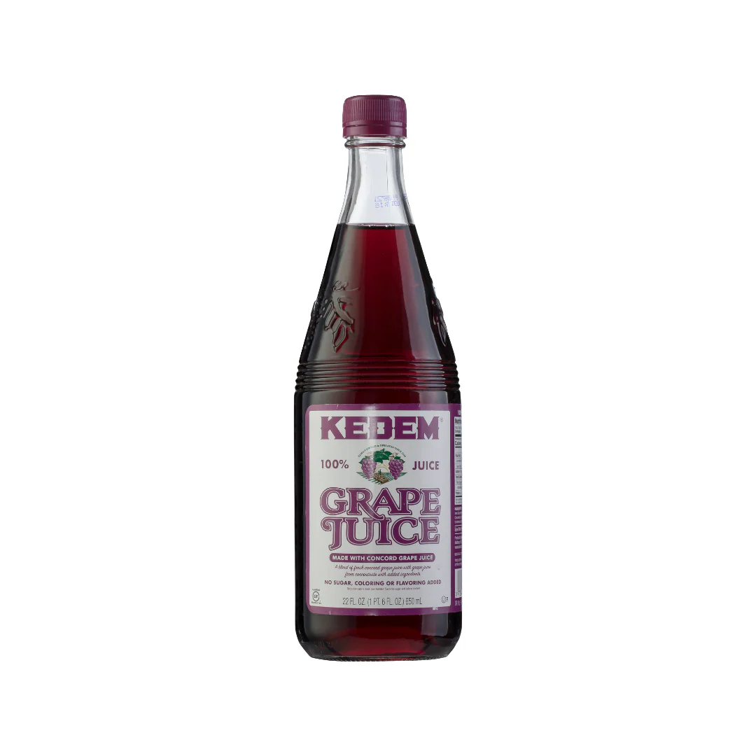 Kedem Grape Juice - Glass 22 oz - Local Delivery Only