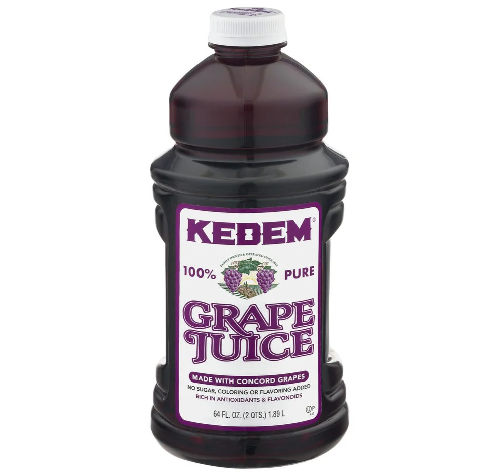Kedem Grape Juice - 64 Oz (Case) - Local Delivery Only